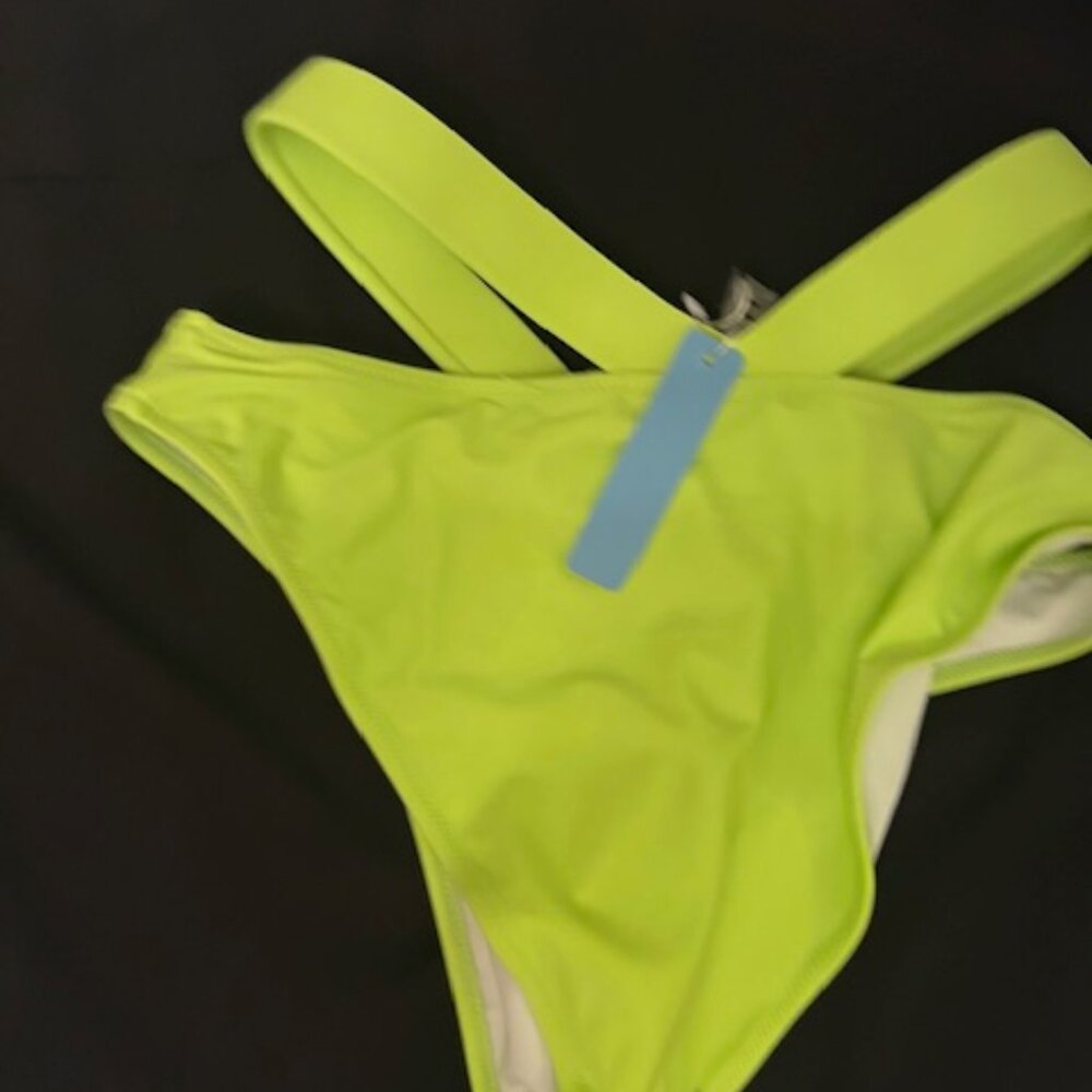 NEW Size medium neon swim wear suit bottom womens swimming